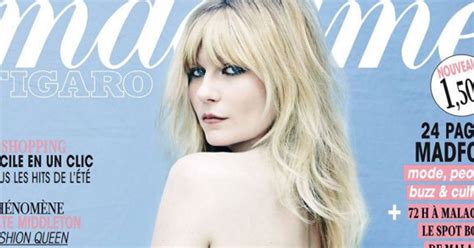 Kirsten Dunst Poses Topless For Madame Figaro Magazine in。